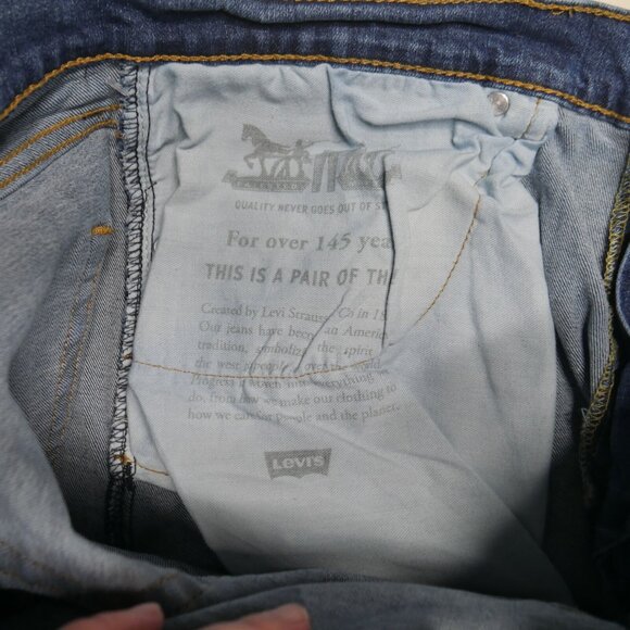 Levi's 559 Relaxed Straight Fit Jeans Big Men's Size 36x32 Medium Stonewash NWT - Picture 9 of 10